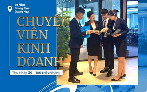 Công ty cổ phần Đất Xanh Miền Trung tuyển chuyên viên kinh doanh